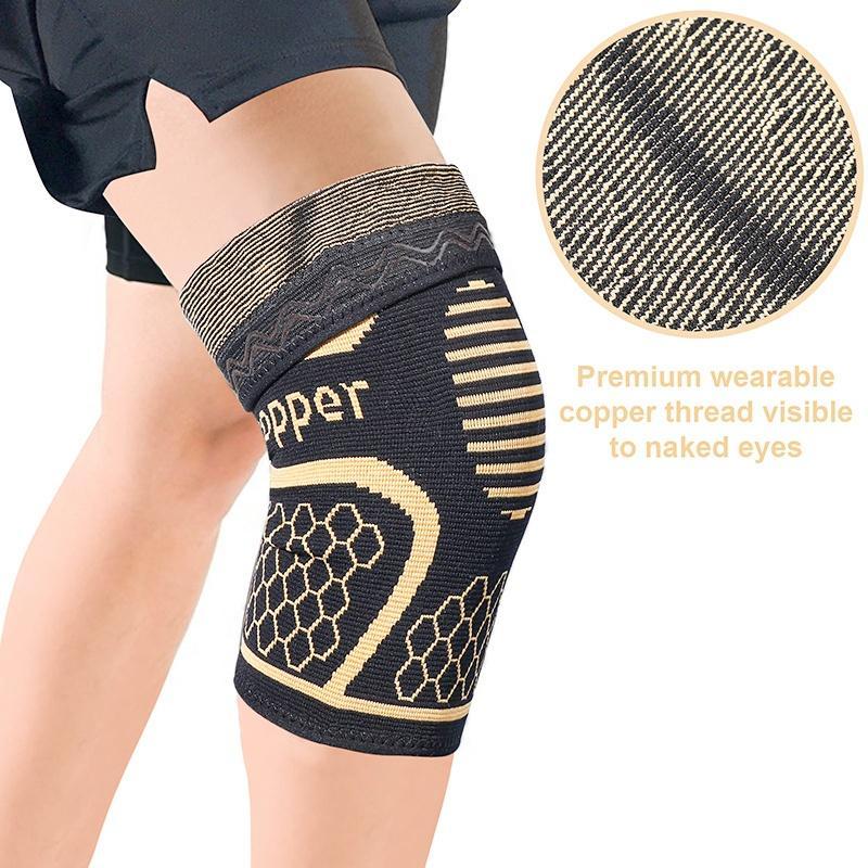 Breathable Knee Wrap, 1 Count Non-slip Knee Support for Christmas Gift, Knee Protector for Running Jumping, Sports Knee Protector for Men & Women