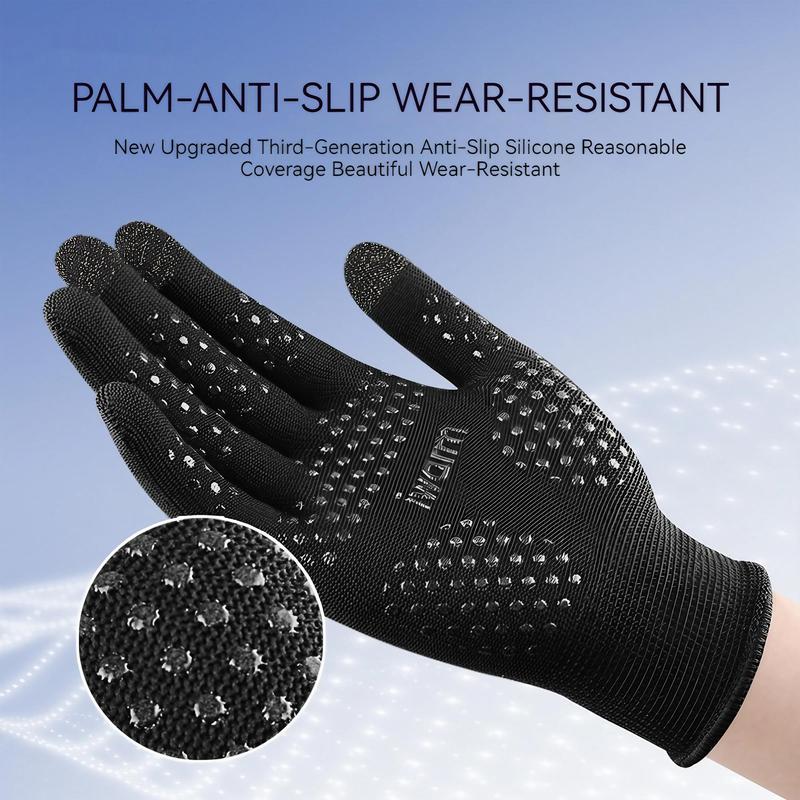 Breathable Sun Protection Cycling Gloves, 1 Pair Non-slip Touch Screen Gloves, Outdoor Sports Gloves for Men & Women