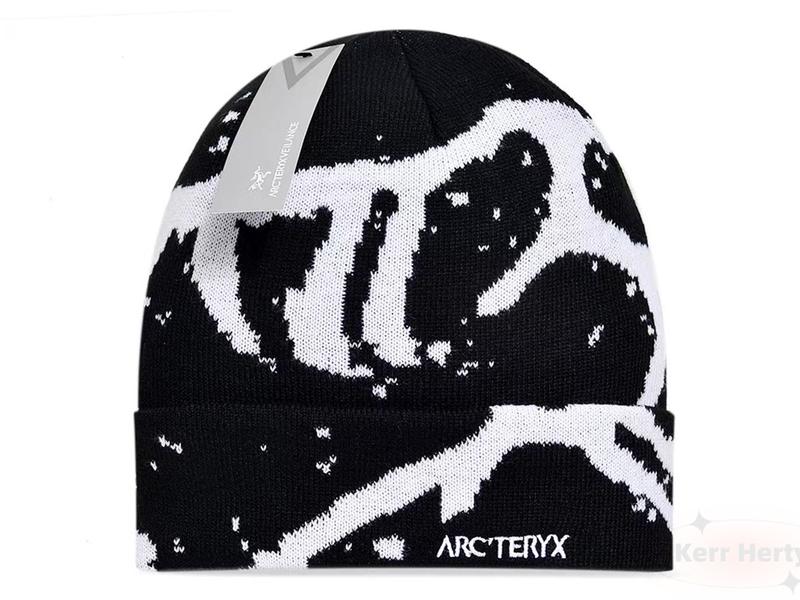 2024 Arc'teryx Bird Head Toque Beanie Hat - Black Merino Wool Knit