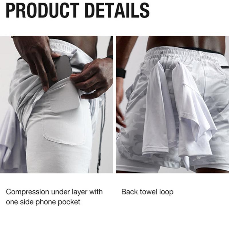 Sports Basketball Shorts Print Anime Gym Shorts Men Fitness Running Jogging Performance Shorts Active Track Shorts Athletic Workout Training Men 2-in-1 Double Layer Shorts Running Gear for Men