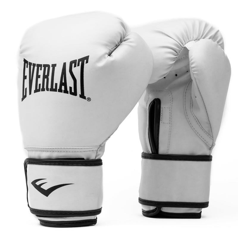 Everlast WM Core 2 White Gloves - S M Size for Fitness and Boxing