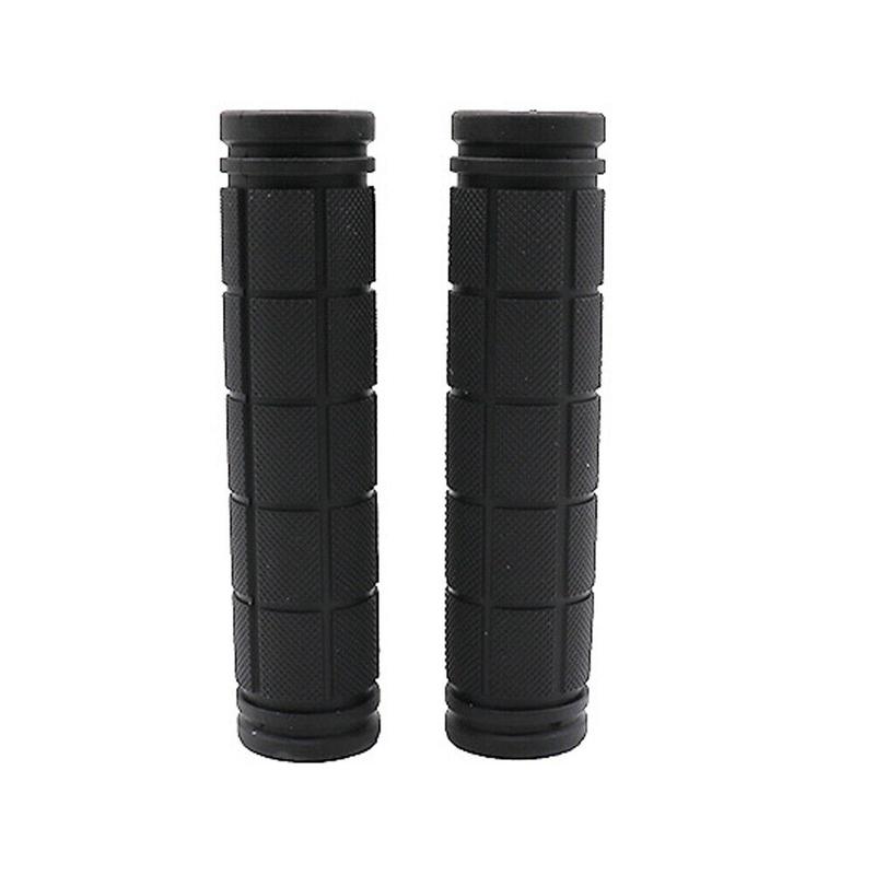 1-2 Pairs Bicycle Handlebar Grips Soft Rubber Anti-Slip Bike Scooter Cycling