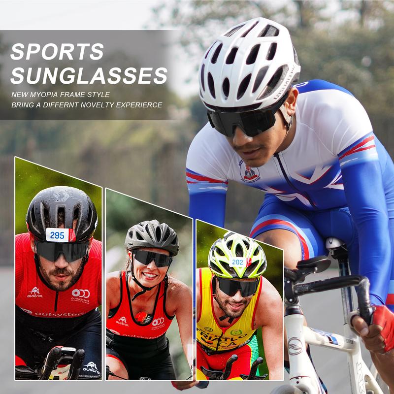 TURBOPEP Polarized Sports Sunglasses for Men and Women, Fishing, Baseball, Running, Cycling, Mountain Bike Sunglass, UV Protection