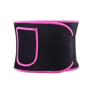 Adjustable waist compression training belt, training waist belt, fat burning body shaping wrap belt, weight loss exercise