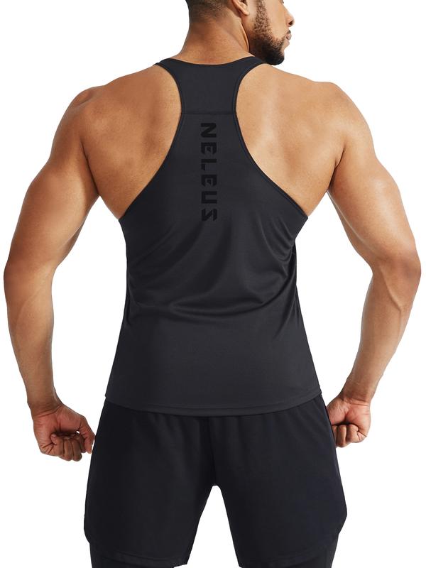 NELEUS Men's Workout Running Tank Top, Gym Athletic Vests sleeveless work out