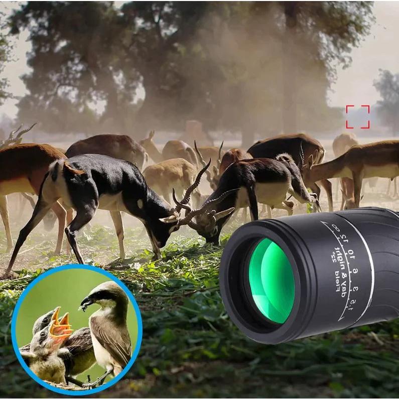 High power 40x60 monocular with night vision, waterproof bak4 prism binoculars black