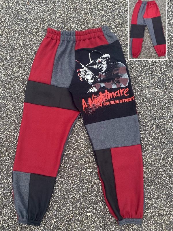 Trick or Treat Halloween Joggers, Halloween Jogger Pants, Scary Pants, FallWinter Pants, Jogger Pant For Men