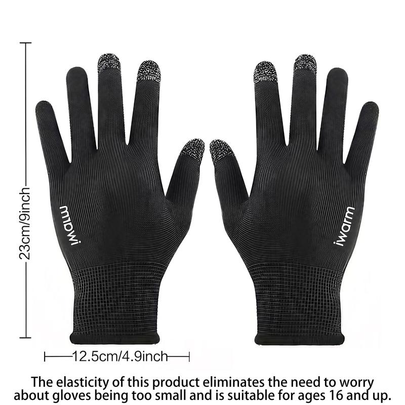 Breathable Sun Protection Cycling Gloves, 1 Pair Non-slip Touch Screen Gloves, Outdoor Sports Gloves for Men & Women