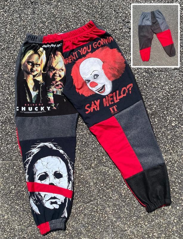 Trick or Treat Halloween Joggers, Halloween Jogger Pants, Scary Pants, FallWinter Pants, Jogger Pant For Men