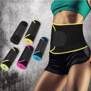 Adjustable waist compression training belt, training waist belt, fat burning body shaping wrap belt, weight loss exercise