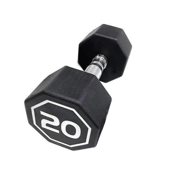 FITLASH 20LB per piece apollo Dumbbell for both commercial and home usage High-end Coated Octagon Dumbbells