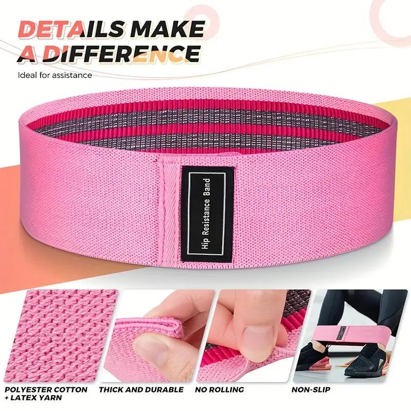 Yoga Resistance Band, 1 Count Non-slip Elastic Band, Fitness Band for Leg & Hip Lift, Body Stretching, Body Training, Yoga, Pilates