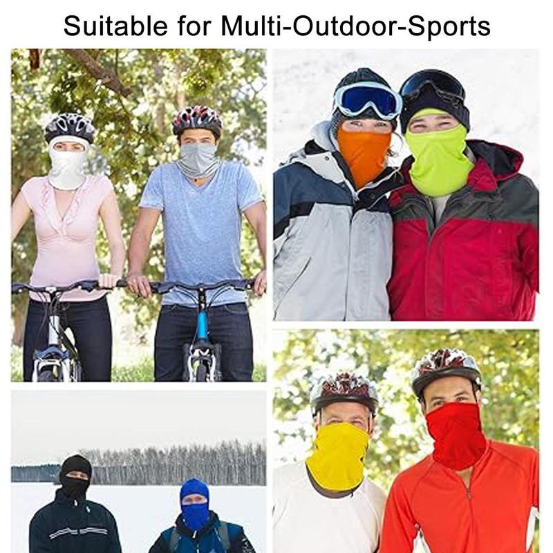 Windproof Sun Protection Face Mask, 6 Counts set Breathable Full Face Mask, Outdoor Sports Face Cover for Motorcycle, Climbing, Hiking, Shooting, Skiing, Sports & Outdoor Accessories