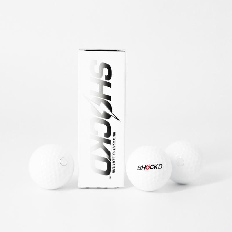 SHOCK'D Golf Balls - World's LOUDEST Golf Ball - Viral Prank Golf Ball, Red or White Incognito Version