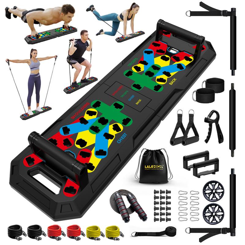 LALAHIGH Home Gym Kit:Push Up Board for Busy Households – Achieve a Flat Tummy, Peachy Butt, and Toned Arms from the Comfort of Your Living Room!