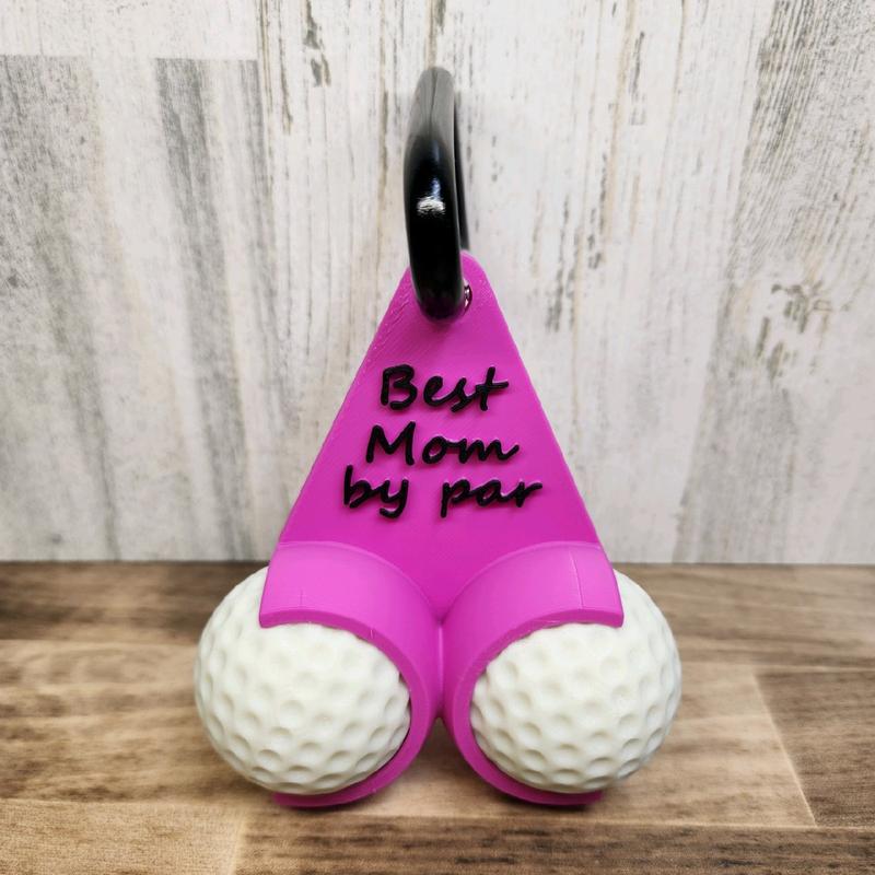 Golf Ball Holder Accessory with Carabiner - Funny Golf Gear and Equipment for Men and Women, Perfect for Golf Lovers