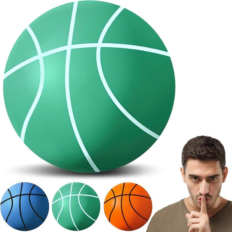 Silent Basketball, Quiet Bounce Basketball, Hush Handle Silent Basketball, Uncoated High-Density Foam Ball