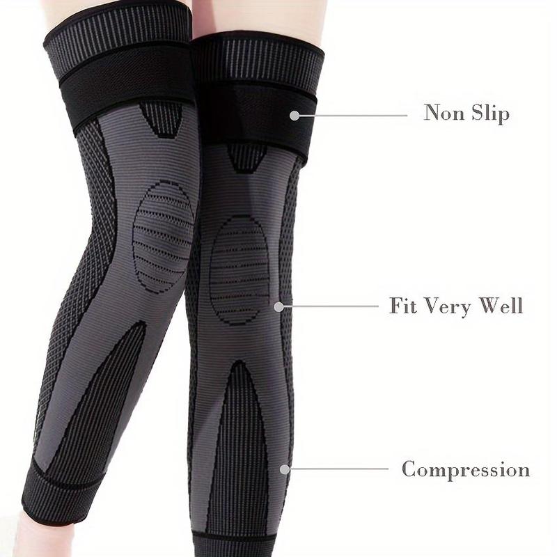 Compression Knee Pads, 1 Pair Breathable Knee Brace, Knee Support for Running Jogging Cycling, Sports Knee Protector for Basketball, Football