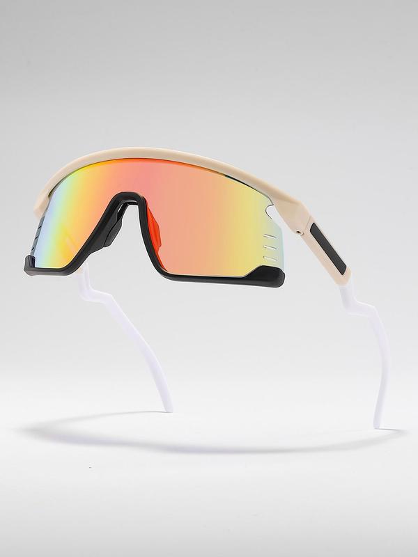 Unisex Outdoor Cycling Sports Glasses, Anti-UV Sun Protection Glasses, Windproof Waterproof Sports Eyewear