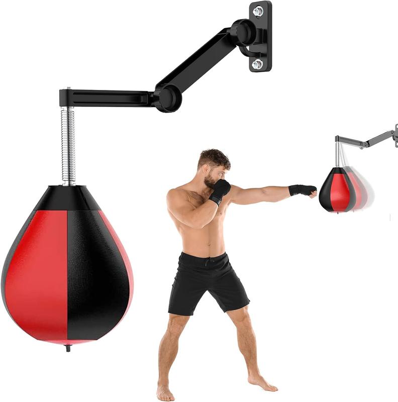 Speed Bag for Boxing,Punching Bag Wall Mount Height Adjustable Boxing Reflex Ball Speed Bag for Boxing Boxing for Adults Men&Women Kids