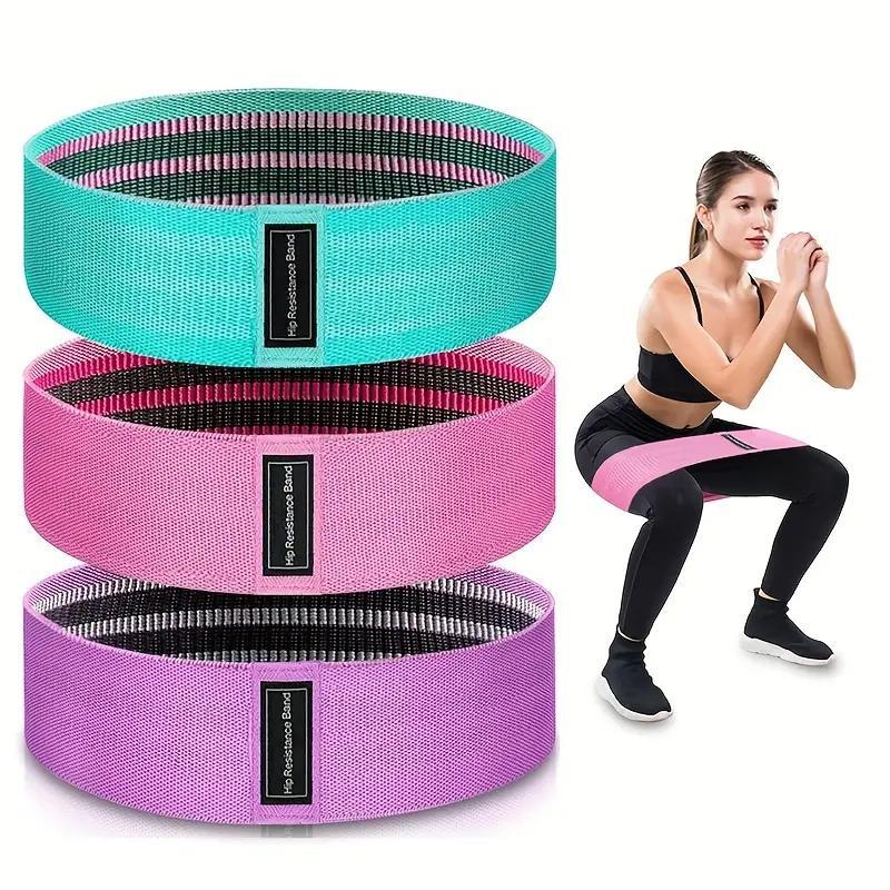 Yoga Resistance Band, 1 Count Non-slip Elastic Band, Fitness Band for Leg & Hip Lift, Body Stretching, Body Training, Yoga, Pilates