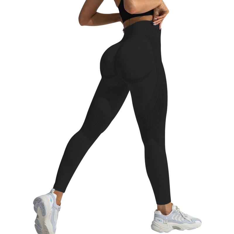 3 pack women's high waisted fitness leggings with compression and contraction, three in one butter soft yoga pants girl workout