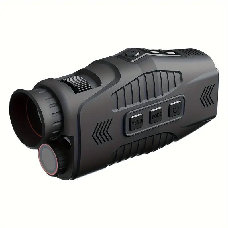 Night Vision Monocular, Rechargeable Monocular with Digital Zoom, Wildlife Observation Outdoor Exploration Monocular for Hunting & Camping