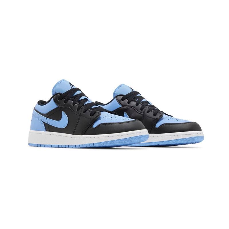 Jordan 1 Low Black Black-University Blue (553560 041)