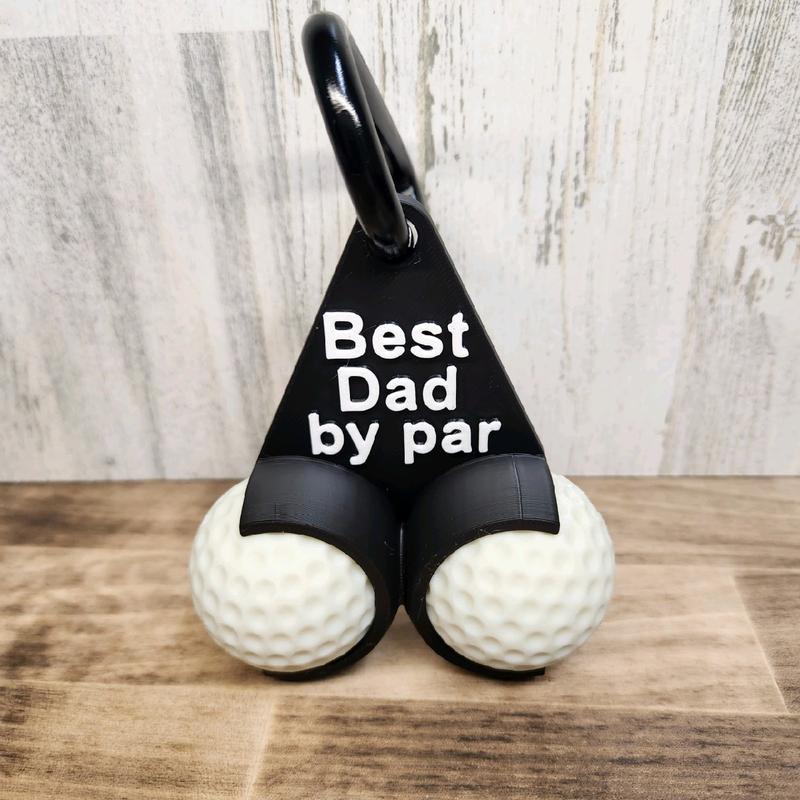 Golf Ball Holder Accessory with Carabiner - Funny Golf Gear and Equipment for Men and Women, Perfect for Golf Lovers