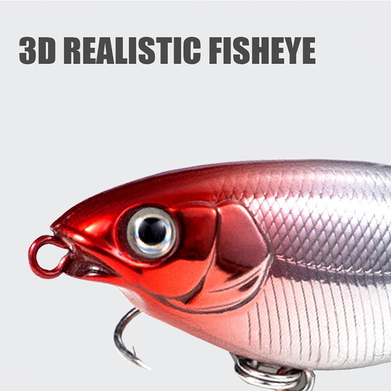 Artificial Fishing Lure with Hook, Spiral Propeller Design Fishing Bait, Floating Hard Bait, Noise Fishing Lure For Outdoor Fishing