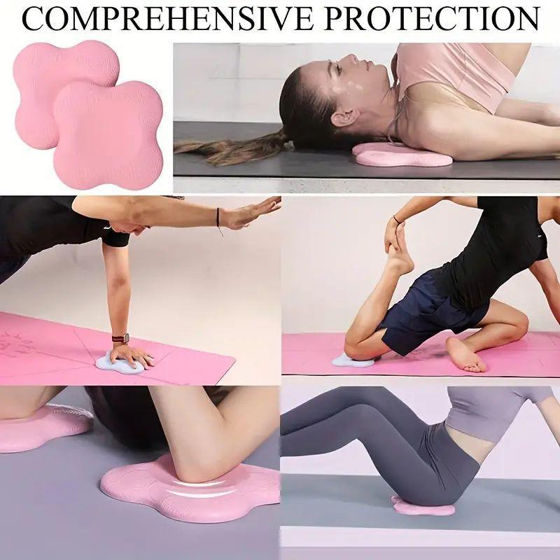 Yoga Kneeling Mat, 2 Counts Non-slip Kneeling Pad, Durable Lightweight Kneeling Pad, Yoga & Pilates Equipment, Gym Accessories, Christmas Gift