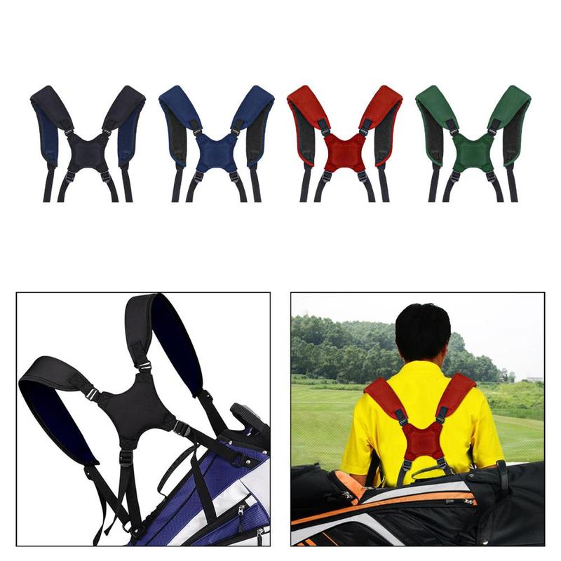 Golf Bag Double Shoulder Strap Golf Carrying Bag Strap Comfortable Backpack Straps Replacement Strap Golfing Accessories