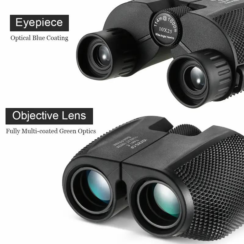 Portable High Magnification Outdoor Binoculars, Handheld Low Light Night Vision Binoculars, Outdoor Binoculars for Camping & Hiking & Vocal Concert