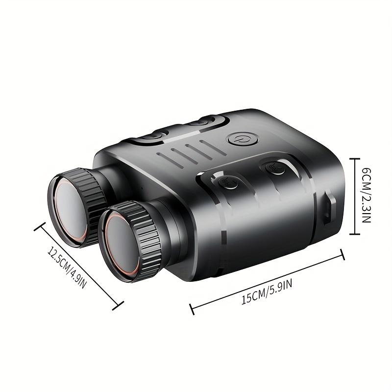 10X Digital Zoom 1080P Full HD Night Vision Binoculars with IR LED, Portable Dual Tube, ABS Material, USB Reaching Battery, for Night Patrol, Caving, Camping, Perfect Gift