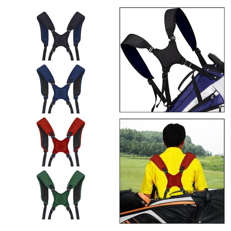 Golf Bag Double Shoulder Strap Golf Carrying Bag Strap Comfortable Backpack Straps Replacement Strap Golfing Accessories