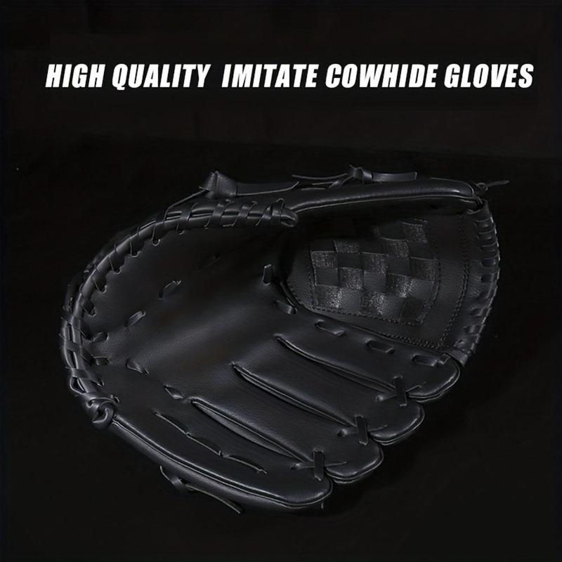 Baseball Glove, Soft & Durable Faux Leather Baseball Glove, Professional Training Baseball Tool, Bouncing Baseball Glove for Outdoor Sports