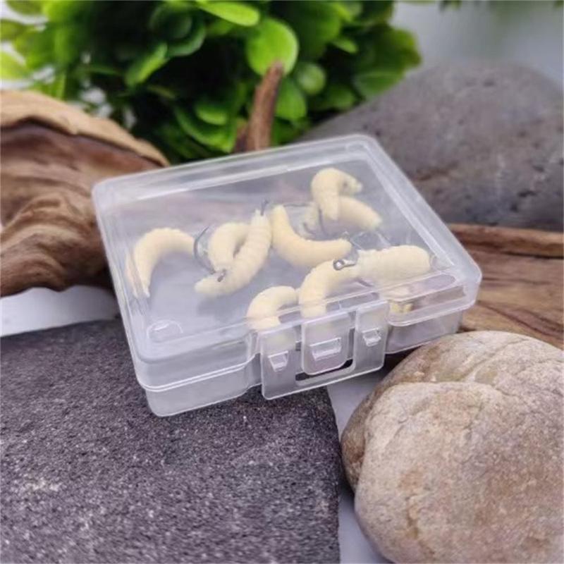 Artificial Fishing Lure with Hook, 12pcs box Lifelike Fishing Bait with Storage Box, Fishing Accessories for Outdoor Fishing, Christmas Gift