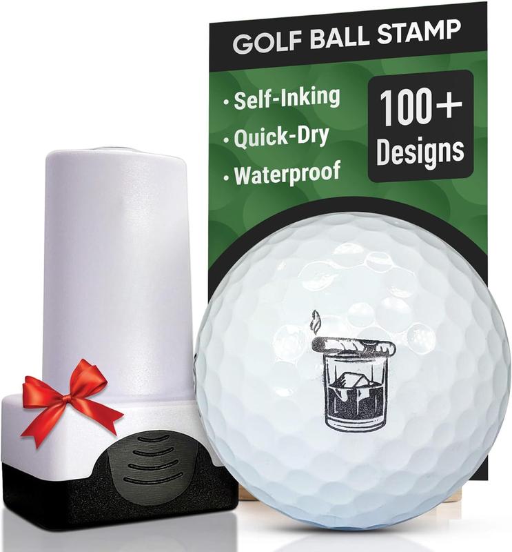 Whiskey Golf  Stamp, Golf  Stamper, Self-Inking Golf  Stamp Markers, Reusable Golf  Marking Tool to Identify Golf s, Golfer Gift Golfing Accessories