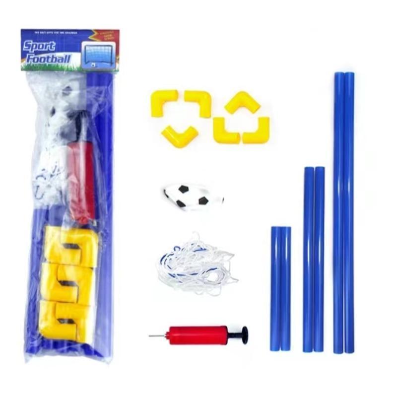 Mini Soccer Goal Set, Including 1 Count Detachable Soccer Goal and 1 Count Football, Soccer Goal for Outdoor, Sports Equipment for Football