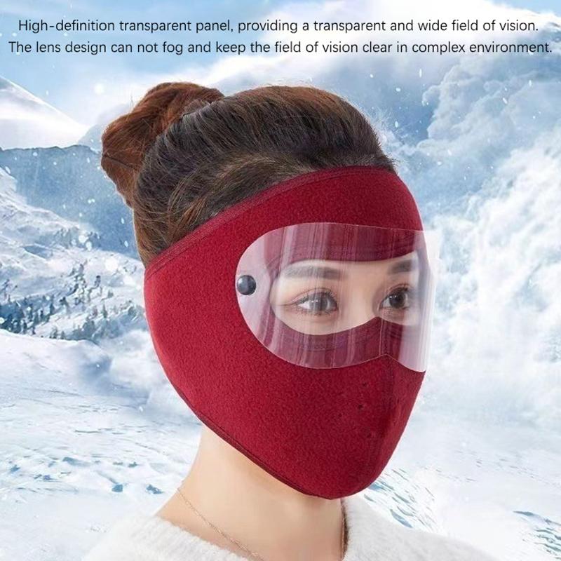 Winter Cycling Face Mask Windproof Men Women For Skiing Snowboarding Motorcycle Outdoor Sports Balaclava Cap Warmer Breathable