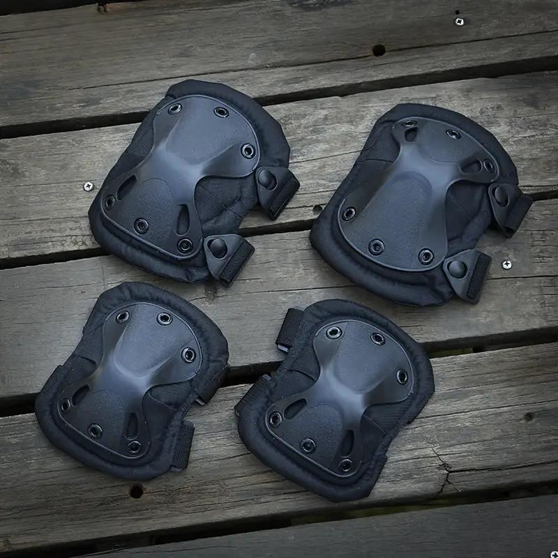 Tactical Knee & Elbow Protector, 4 Counts set Outdoor Climbing & Riding Protective Gear, Sports & Outdoor Accessories