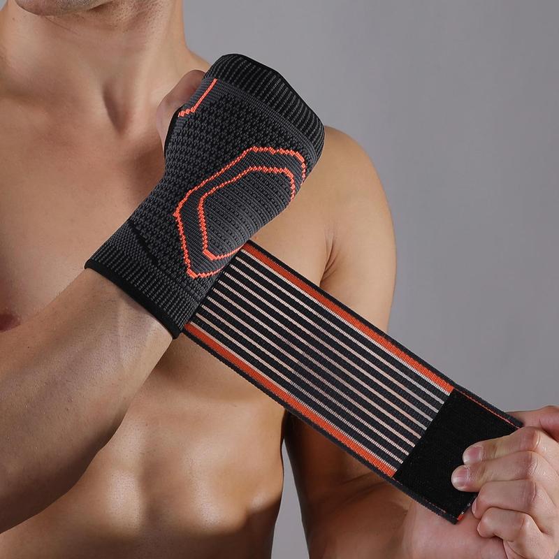 Sports Wristband, Breathable Fingerless Glove, Sweat-absorbing Wrist Support Gear For Basketball Badminton