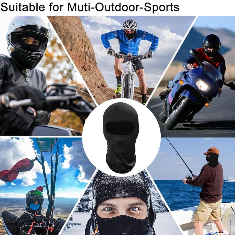 Wind & Sun Protection Full Face Mask Set, 7 Counts set Breathable Face Cover for Outdoor Sports, Skiing, Cycling, Hiking, Climbing, Ski Masks, Bike Accessories, Ski Mask,  Shiesty Mask