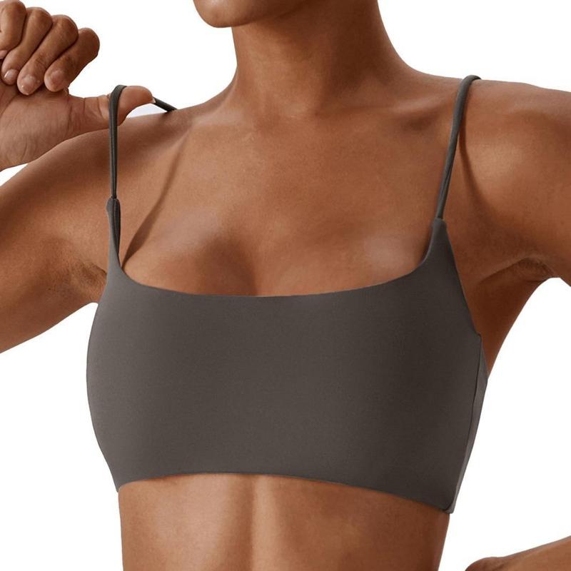 Women ' s Solid Backless Sports Bra , Breathable Comfortable Sexy Sports Bra for Gym Workout Exercise Yoga , Ladies Summer  Sportswear Clothing