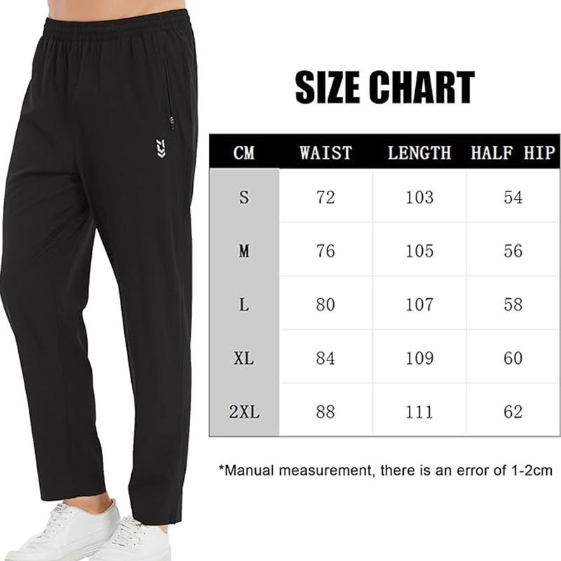 2 Pack Men's Sweatpants with Zipper Pockets Jogging Pants suit Tapered Athletic Pants for Men Running,Workout,Lounge