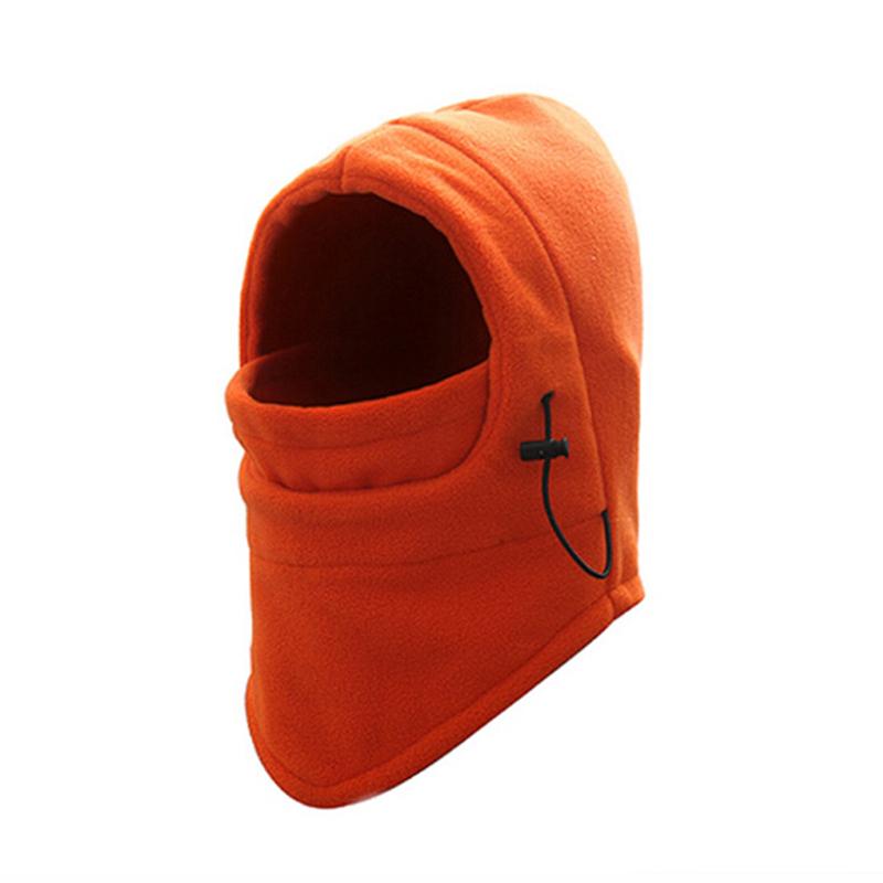 Winter Men Women Warm Hats Waterproof Thermal Fleece Balaclava Hat Hooded Neck Warmer Hiking Scarves Hats Outdoor Riding Windproof Cap