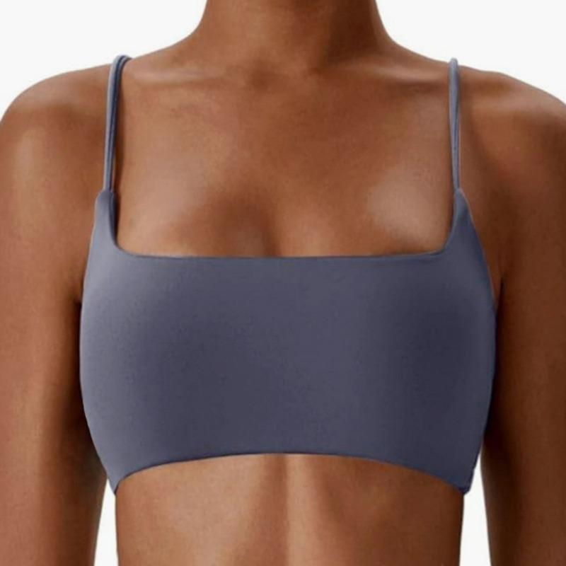 Women ' s Solid Backless Sports Bra , Breathable Comfortable Sexy Sports Bra for Gym Workout Exercise Yoga , Ladies Summer  Sportswear Clothing