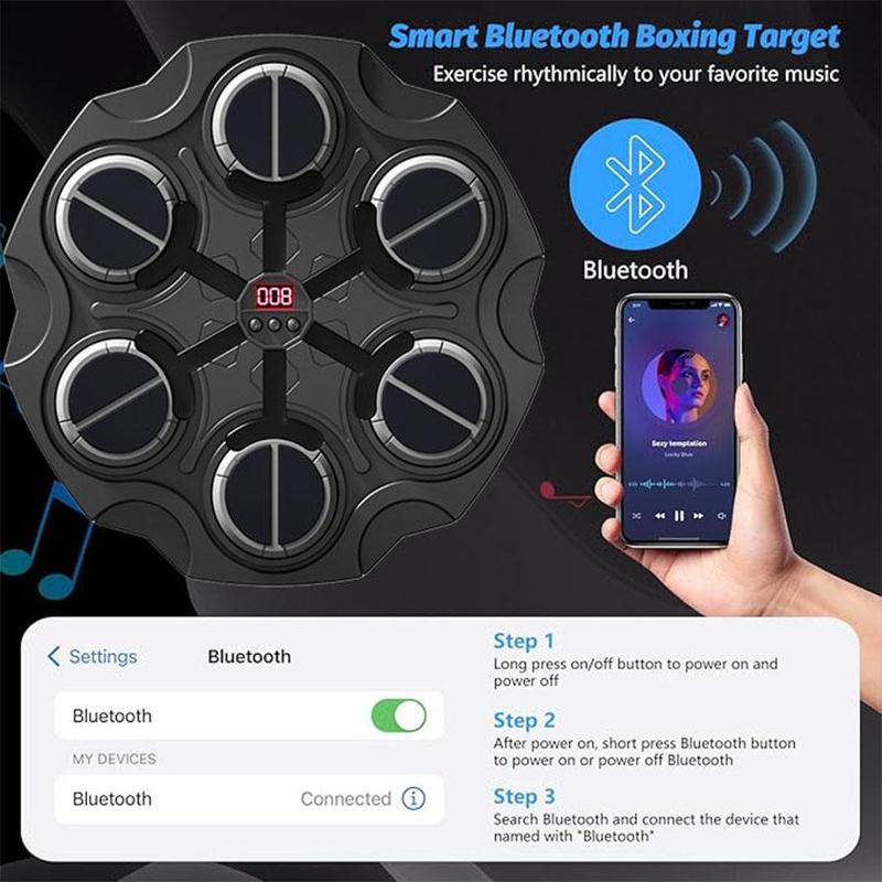 Interactive Boxing Trainer, 1 Box Wall Mounted Electronic Boxing Target with Boxing Gloves, Boxing Training Equipment for Adults & Teens, Christmas, Christmas Gift