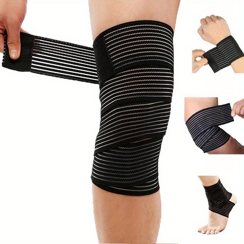 Sports Knee Support, Adjustable Sports Knee Protective Tape, Leg Guard Elastic Band, Elastic Knee Support, Compression Knee Support, Sports Accessories