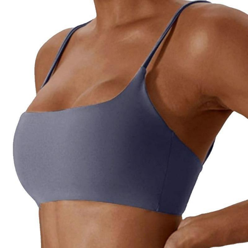 Women ' s Solid Backless Sports Bra , Breathable Comfortable Sexy Sports Bra for Gym Workout Exercise Yoga , Ladies Summer  Sportswear Clothing